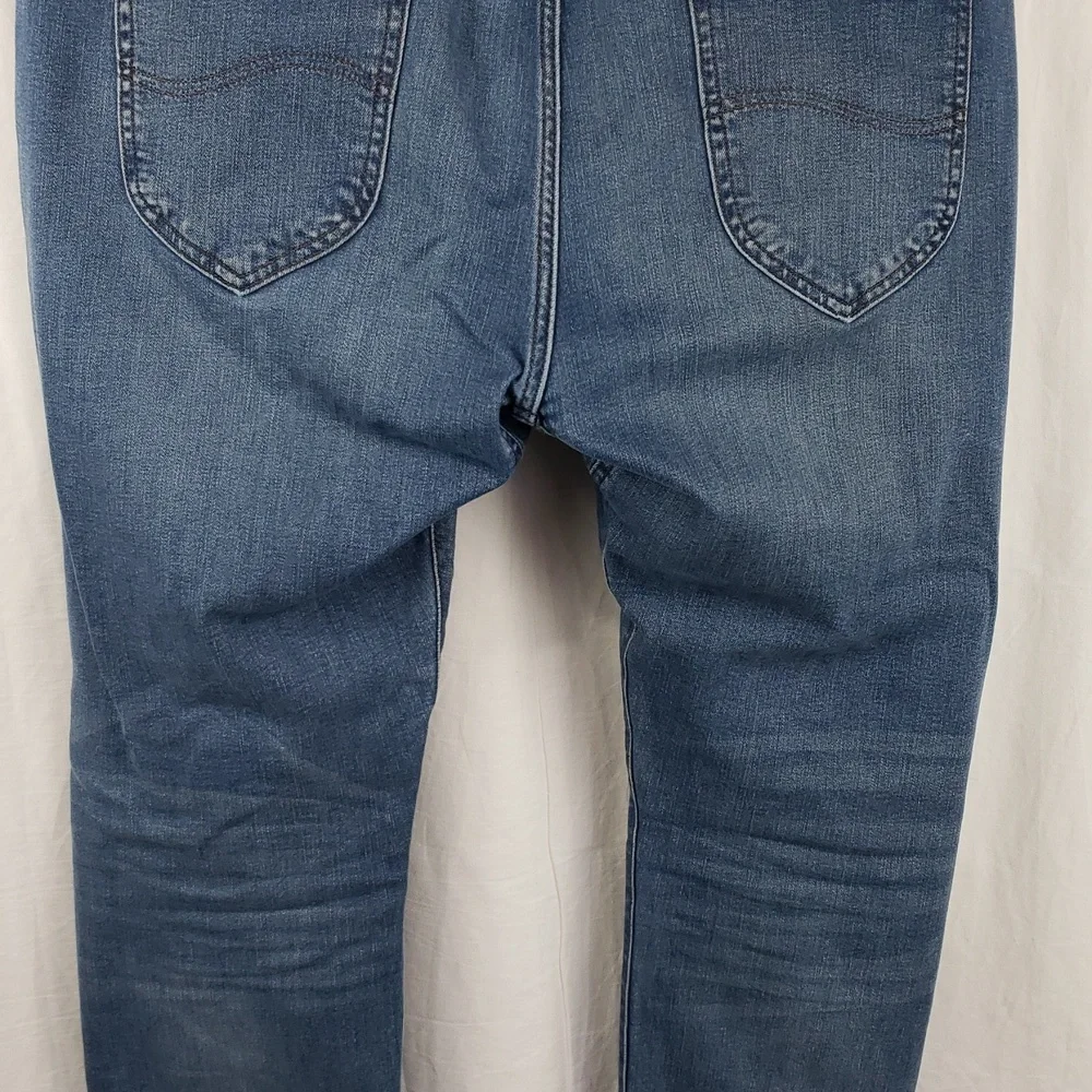 Lee Men's 40X30 Slim Fit Straight Leg Blue Jeans